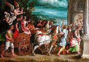 Giulio Romano The Triumph of Titus and Vespasian oil on canvas